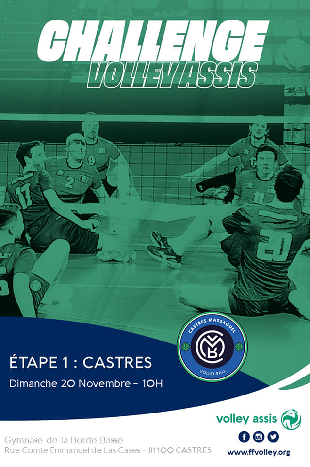 Affiche volley assis