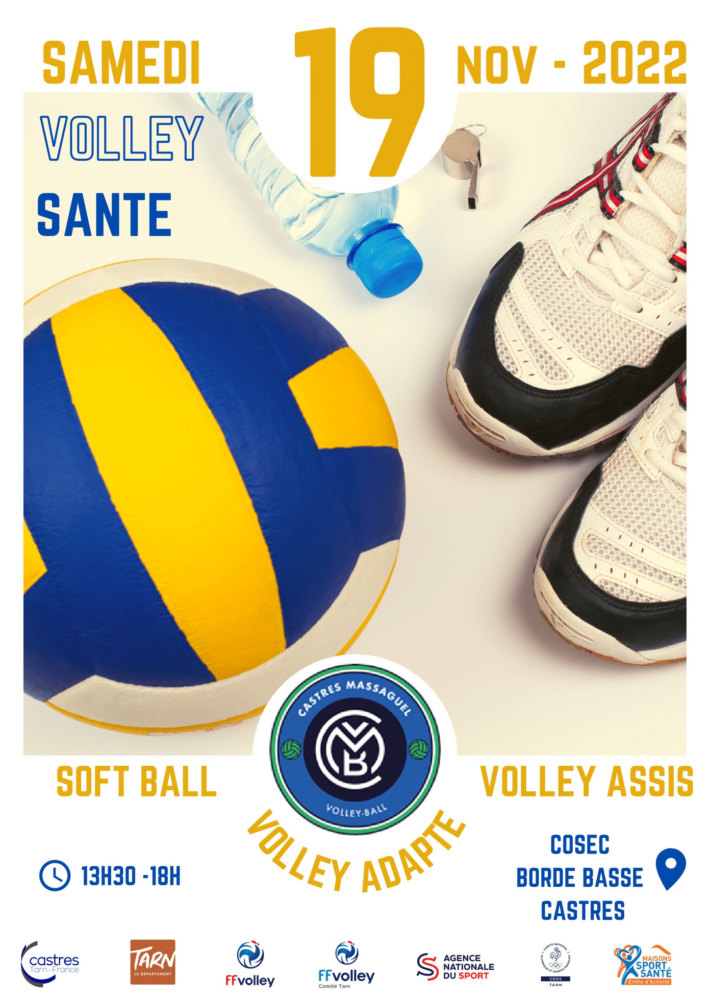 Affiche volley santé