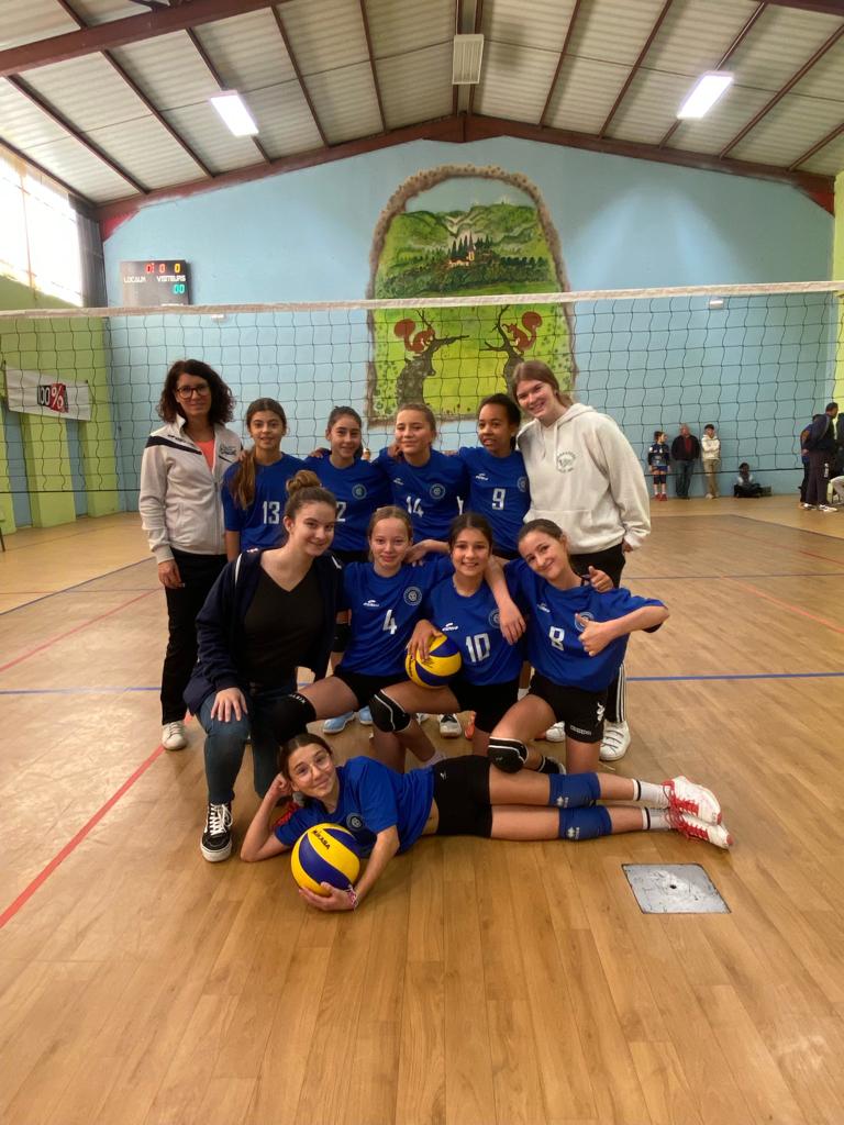 L'équipe M13 filles en Coupe de France