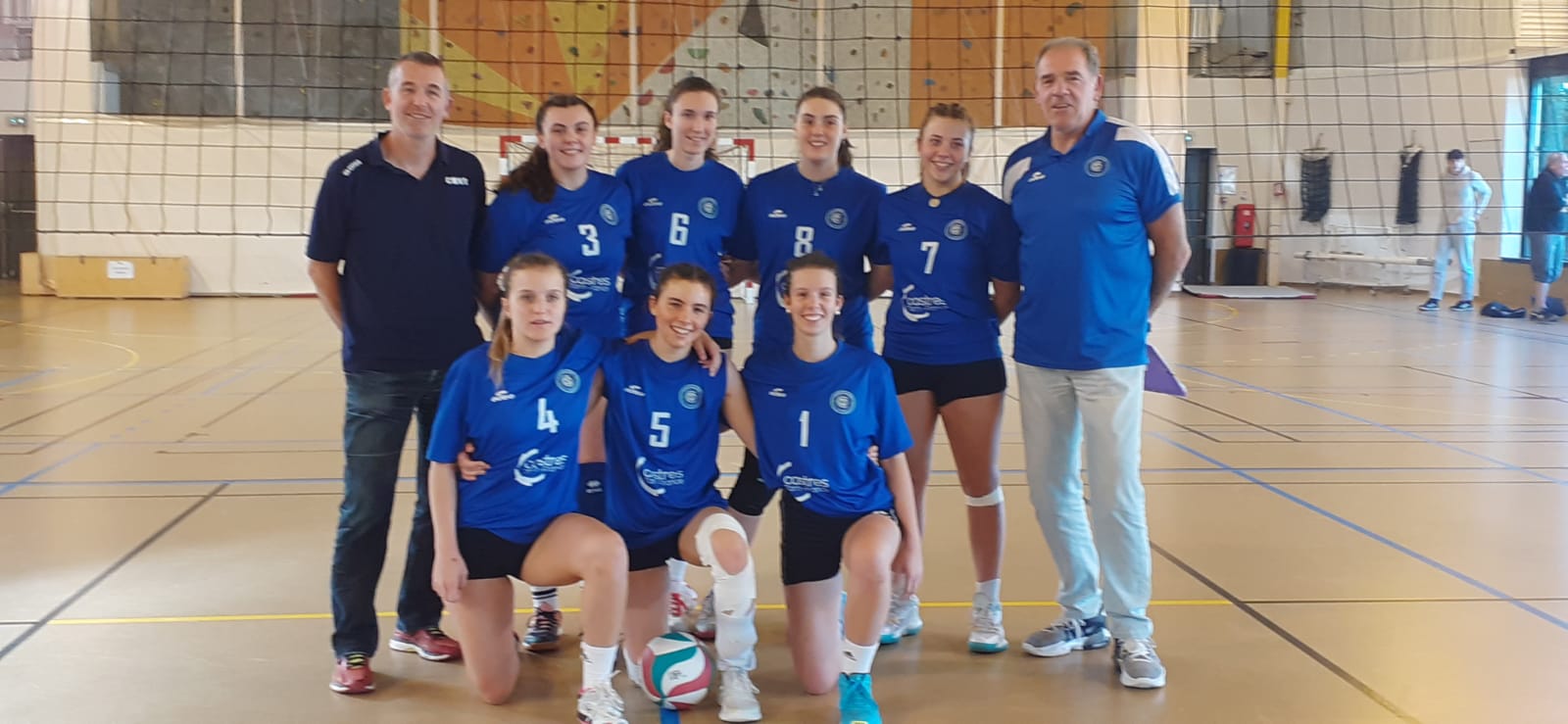 L'équipe M21 filles en Coupe de France