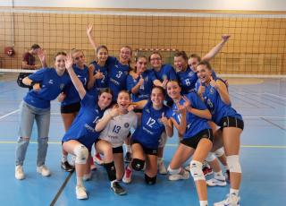 Équipe M18 filles vainqueur en Coupe de France